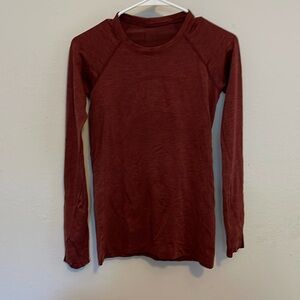 Lululemon athletica swiftly tech long sleeve tee size 6